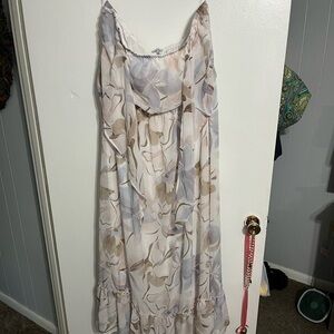 Strapless Maxi Dress